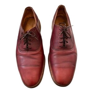 MANISTEE Men’s Brown Leather Dress Shoes Lace-Up Size 13 Pre-Owned